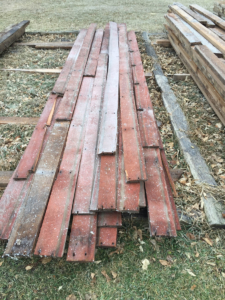 salvaged barn wood